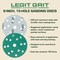 Legit Grit 6 inch Sand paper Disc, 15-Hole, 320 Grit, 150PK LG6-15320-150 - alternate 2